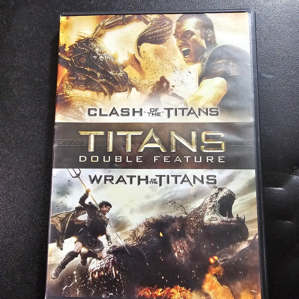 Clash of the Titans / Wrath of the Titans Double Feature DVD Warner Bros 2-Disc